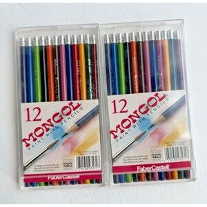 Bundle of Faber Castell Mongol Paint with Pencils 2 Sets Water Coloring NEW